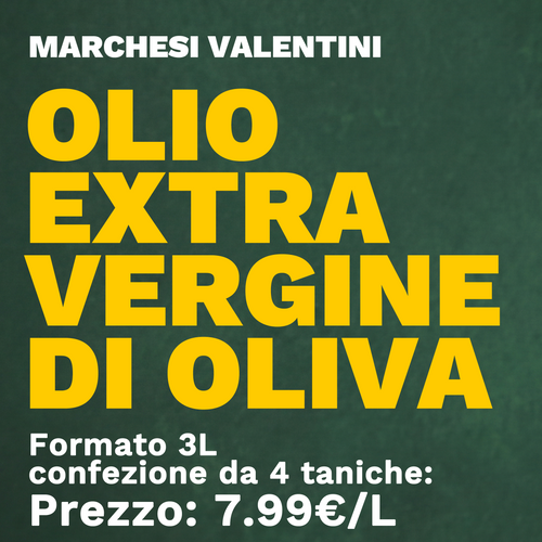 Marchesi Valentini Olio Extra Vergine di Oliva 3L  * 4 bottiglie
