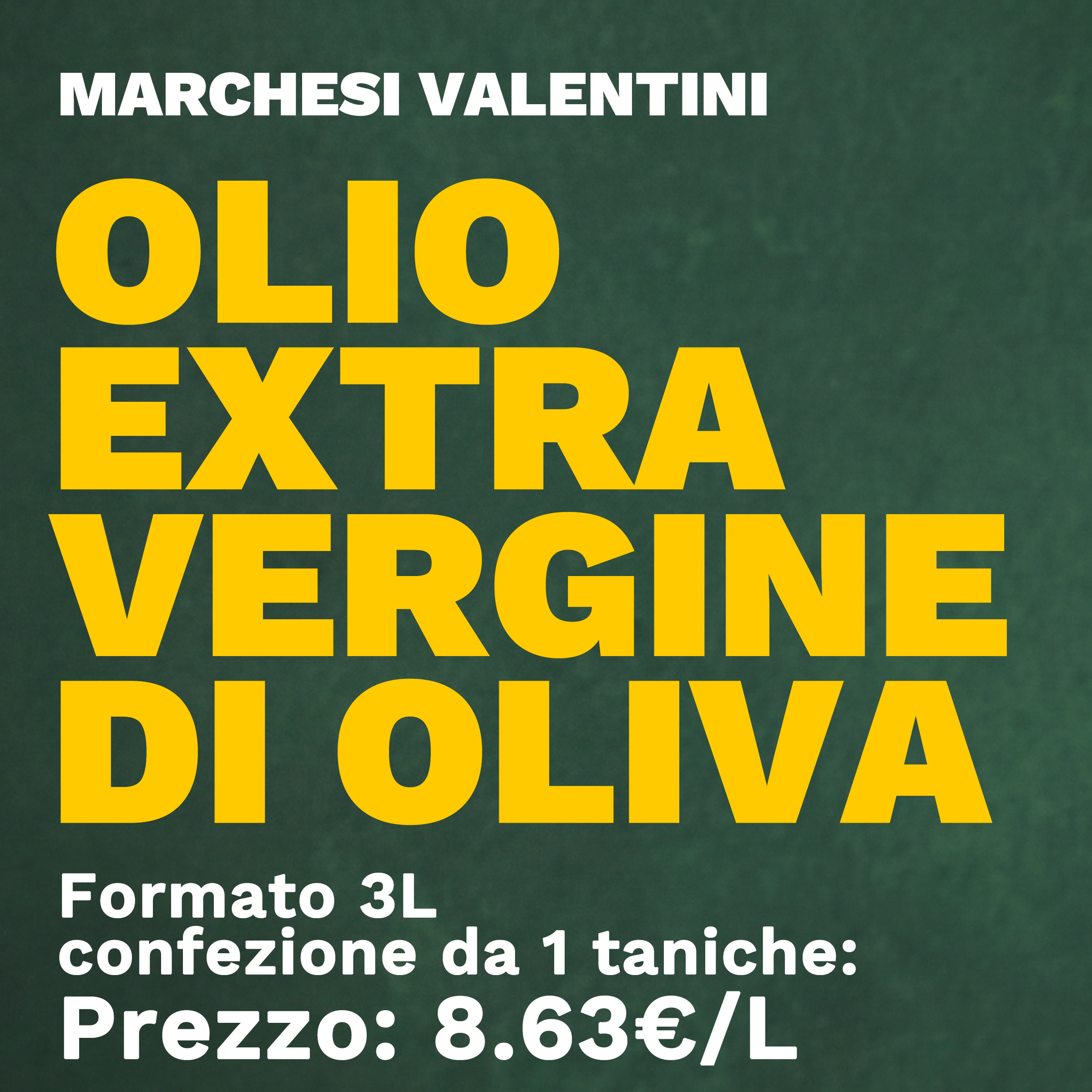 Marchesi Valentini Olio Extra Vergine di Oliva 3L