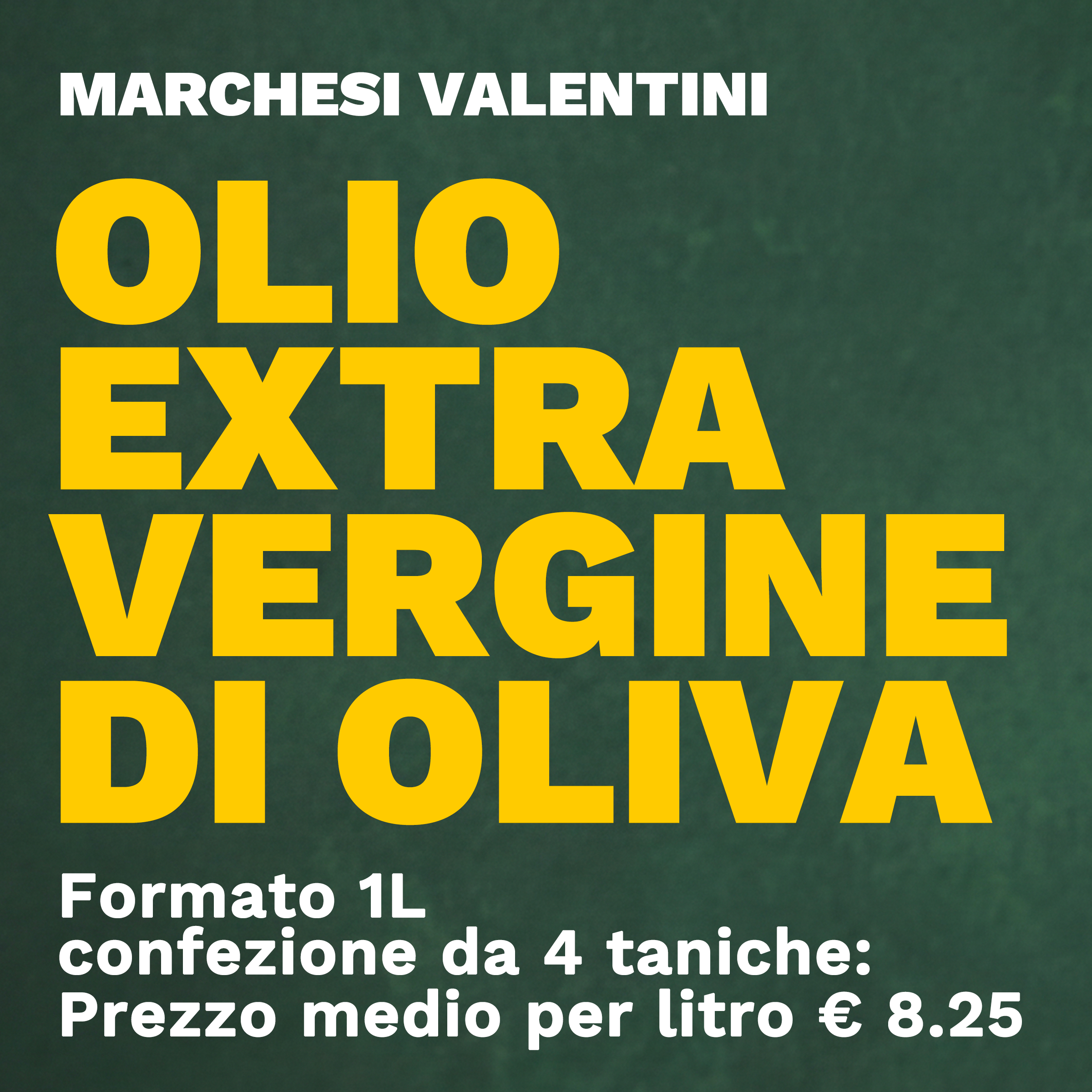 Marchesi Valentini Olio extravergine di oliva 1L * 4 bottiglie