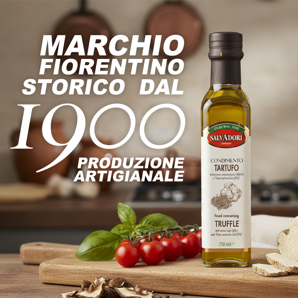 Olio al tartufo nero 250 ml Olio extra vergine d'oliva per salse e per insaporire i piatti Adatto a una dieta vegana e senza glutine