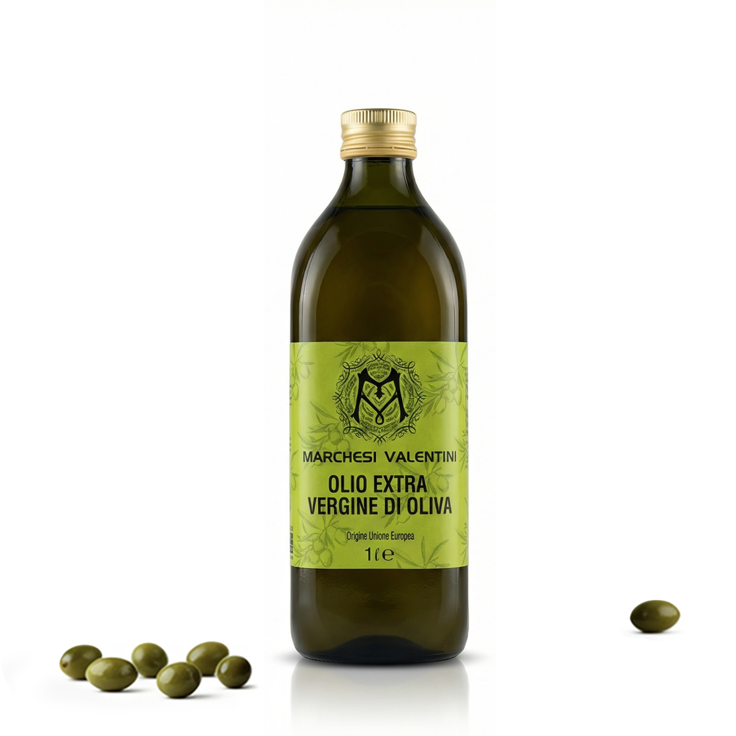 Marchesi Valentini Olio extravergine di oliva 1L Imbottigliato in vetro