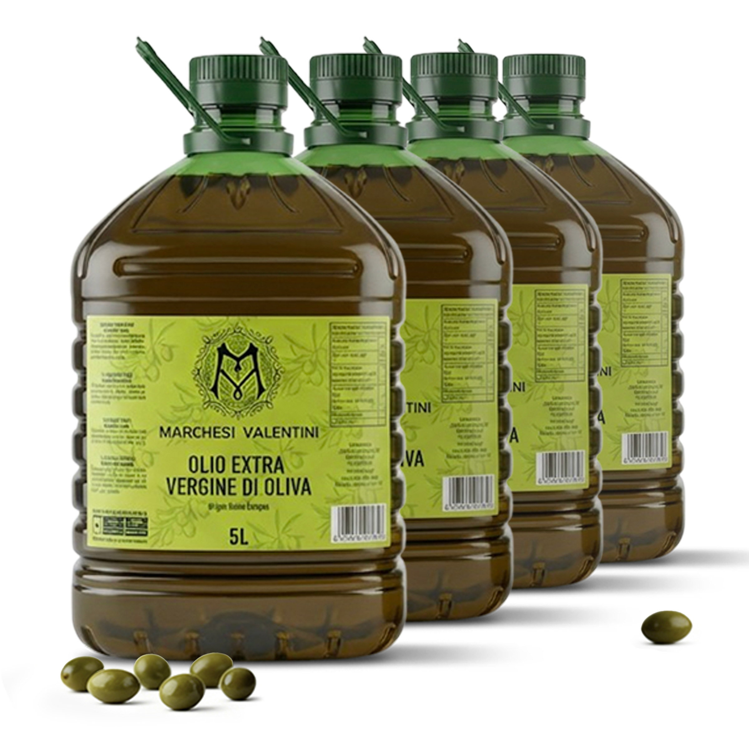 Marchesi Valentini Olio Extravergine di Oliva 5L * 4 bottiglie