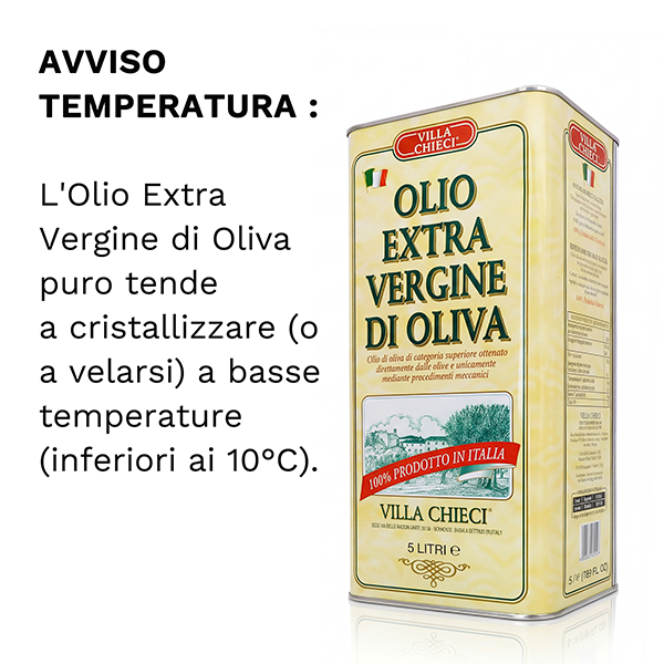 Unfiltered Extra Virgin Olive Oil 5L – 100% Italy