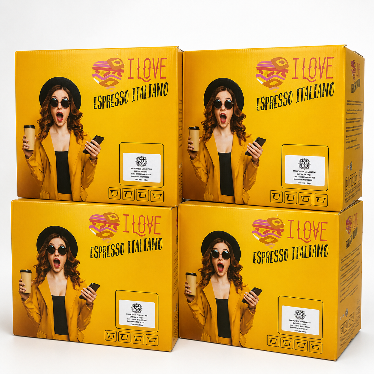 Marchesi Valentini 100 Capsule Compatibili Nespresso