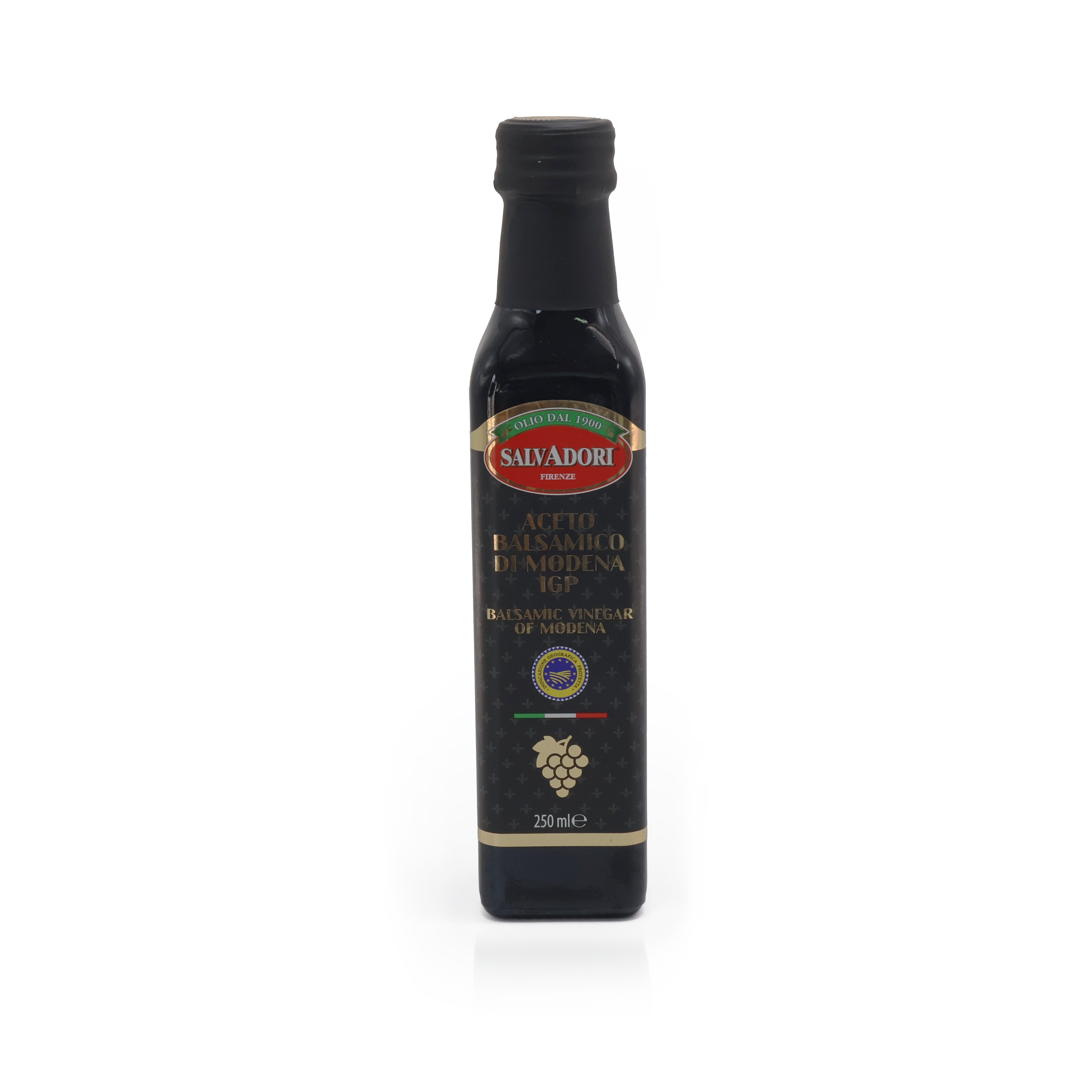 Aceto Balsamico di Modena IGP 250ml – Condimento Italiano Tradizionale, Ideale per Insalate, Carne e Formaggi