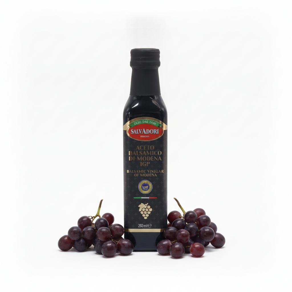 Aceto Balsamico di Modena IGP 250ml – Condimento Italiano Tradizionale, Ideale per Insalate, Carne e Formaggi