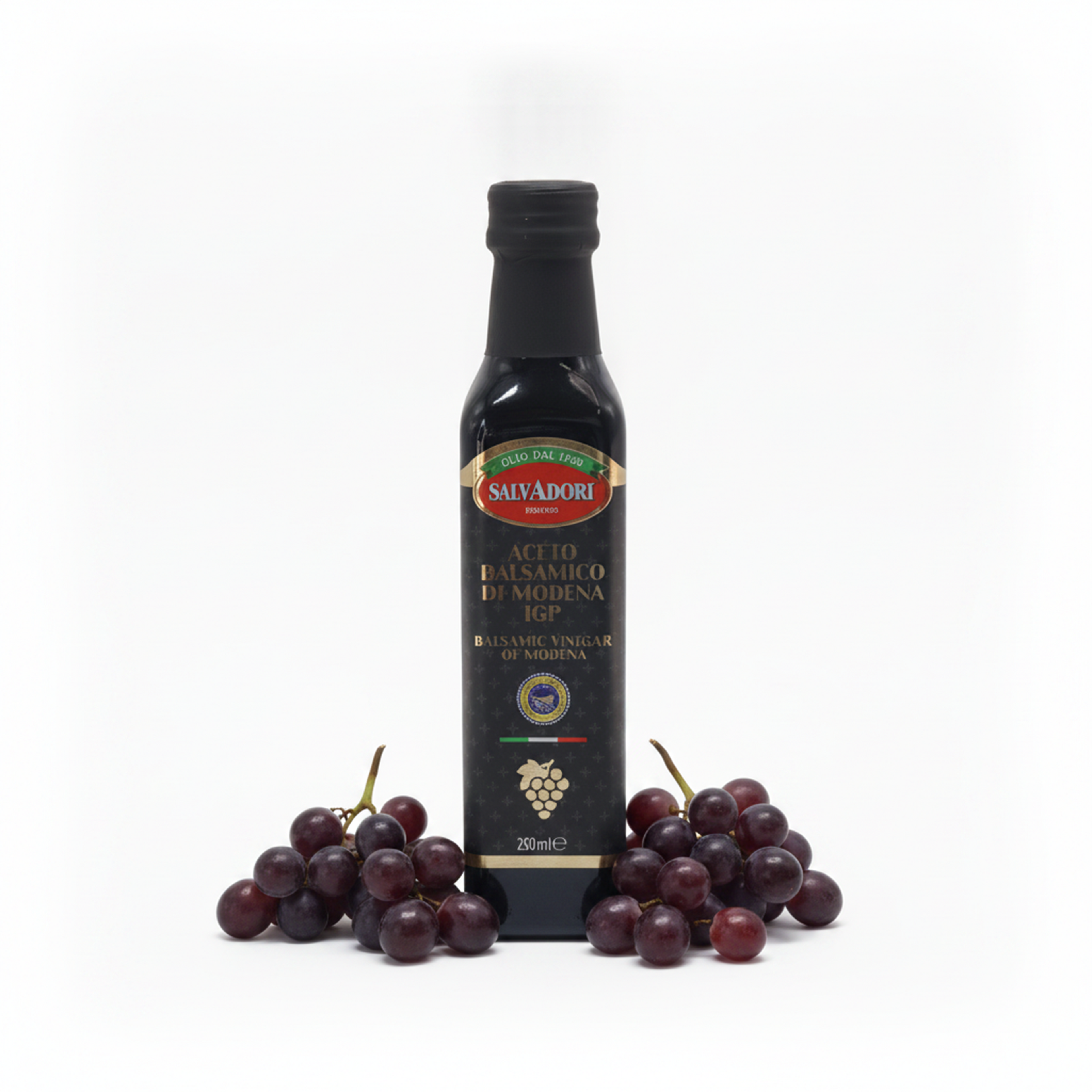 Aceto Balsamico di Modena IGP 250ml – Condimento Italiano Tradizionale, Ideale per Insalate, Carne e Formaggi