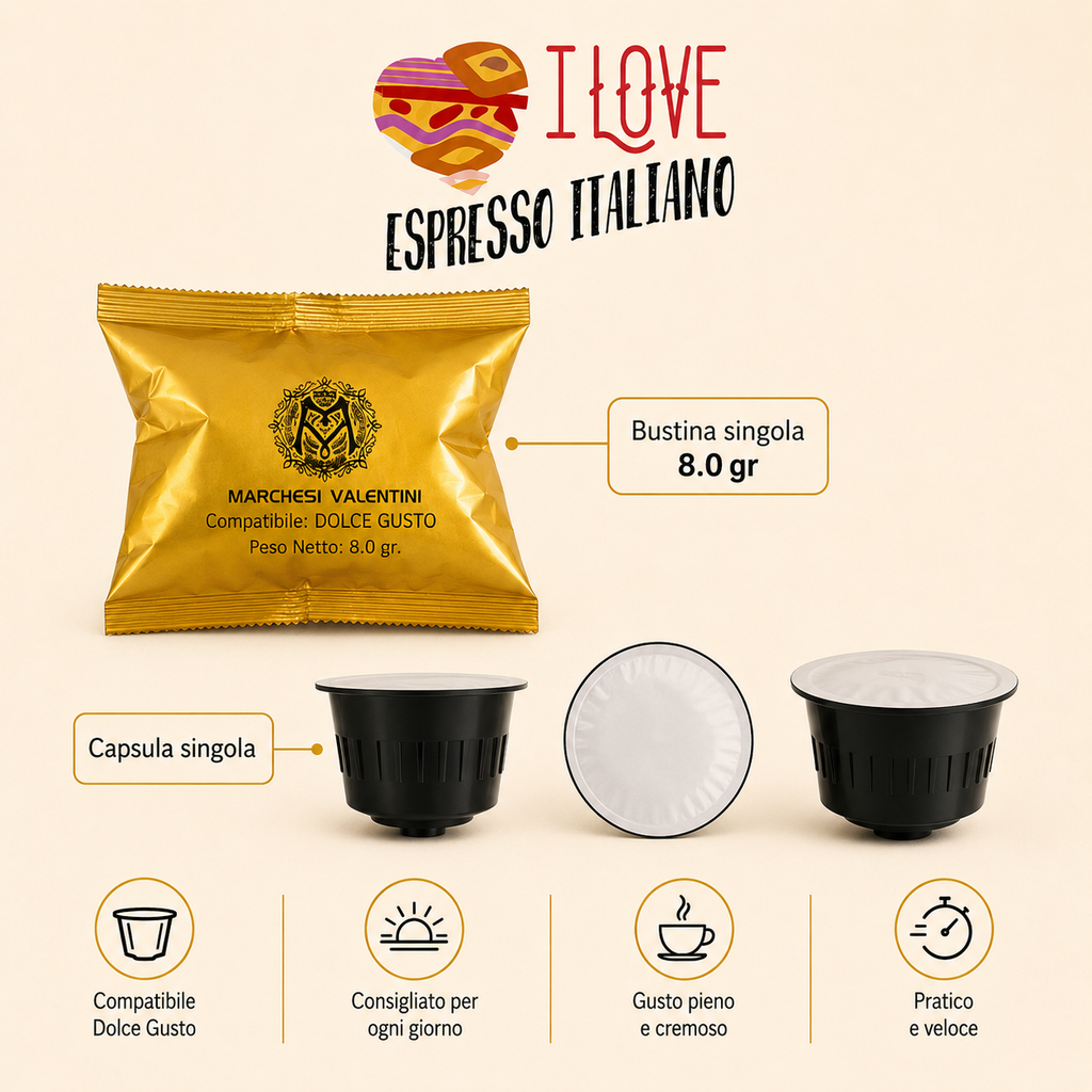 Marchesi Valentini Caffè Compatibili Dolce Gusto