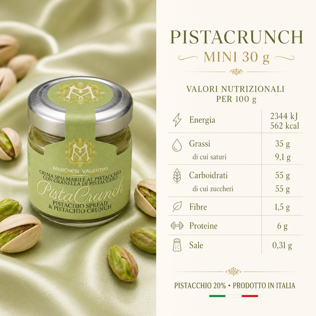 Marchesi Valentini Set Degustazione 8 Creme Spalmabili, 8 Gusti Assortiti, Mini Vasetti da 30 g