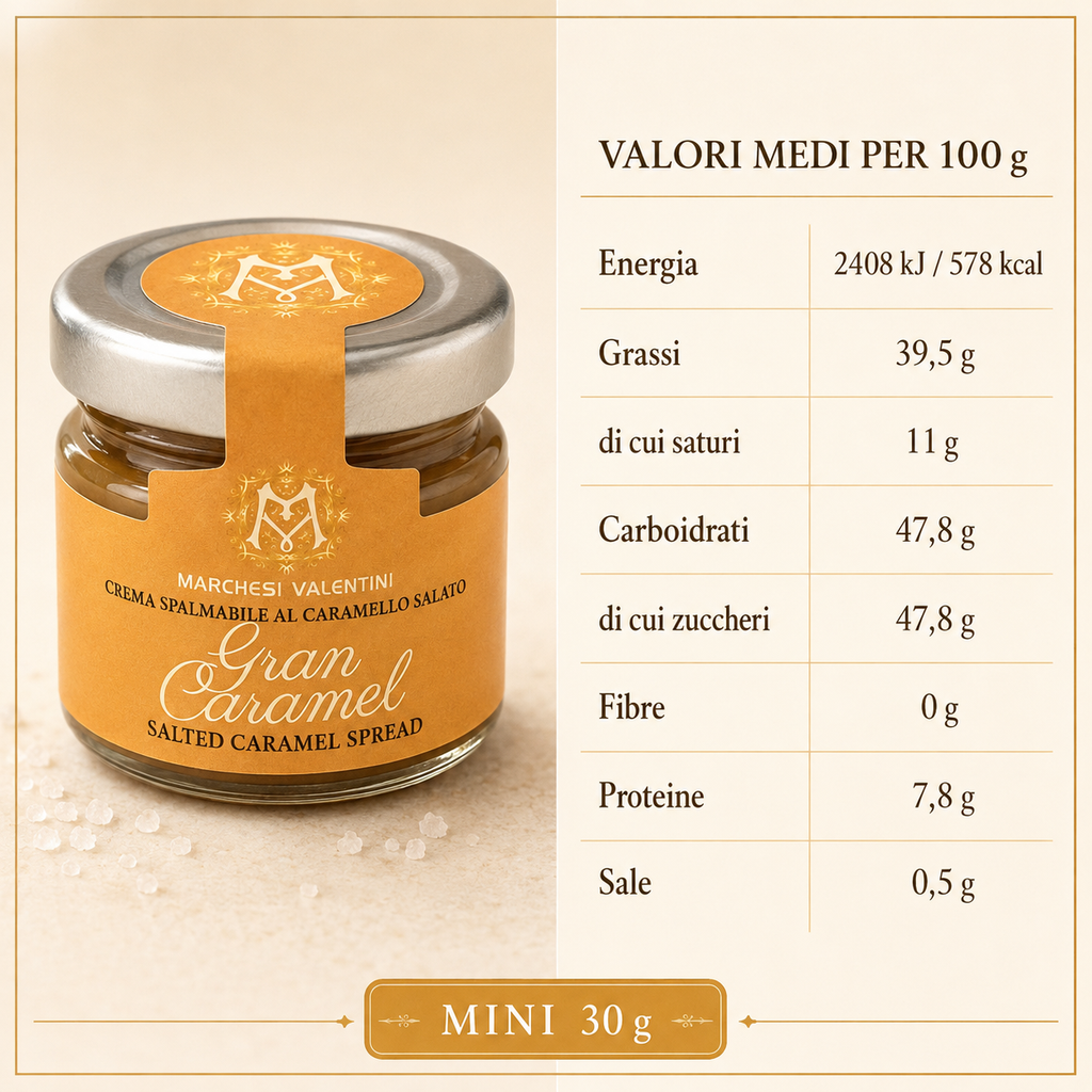 Marchesi Valentini Set Degustazione 8 Creme Spalmabili, 8 Gusti Assortiti, Mini Vasetti da 30 g